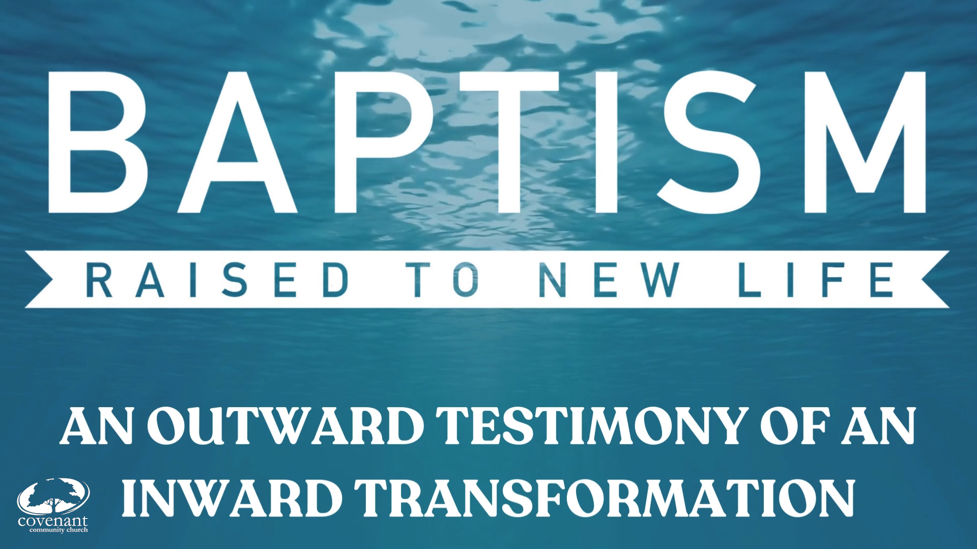 Baptism Sunday - Dr. Michael Knight