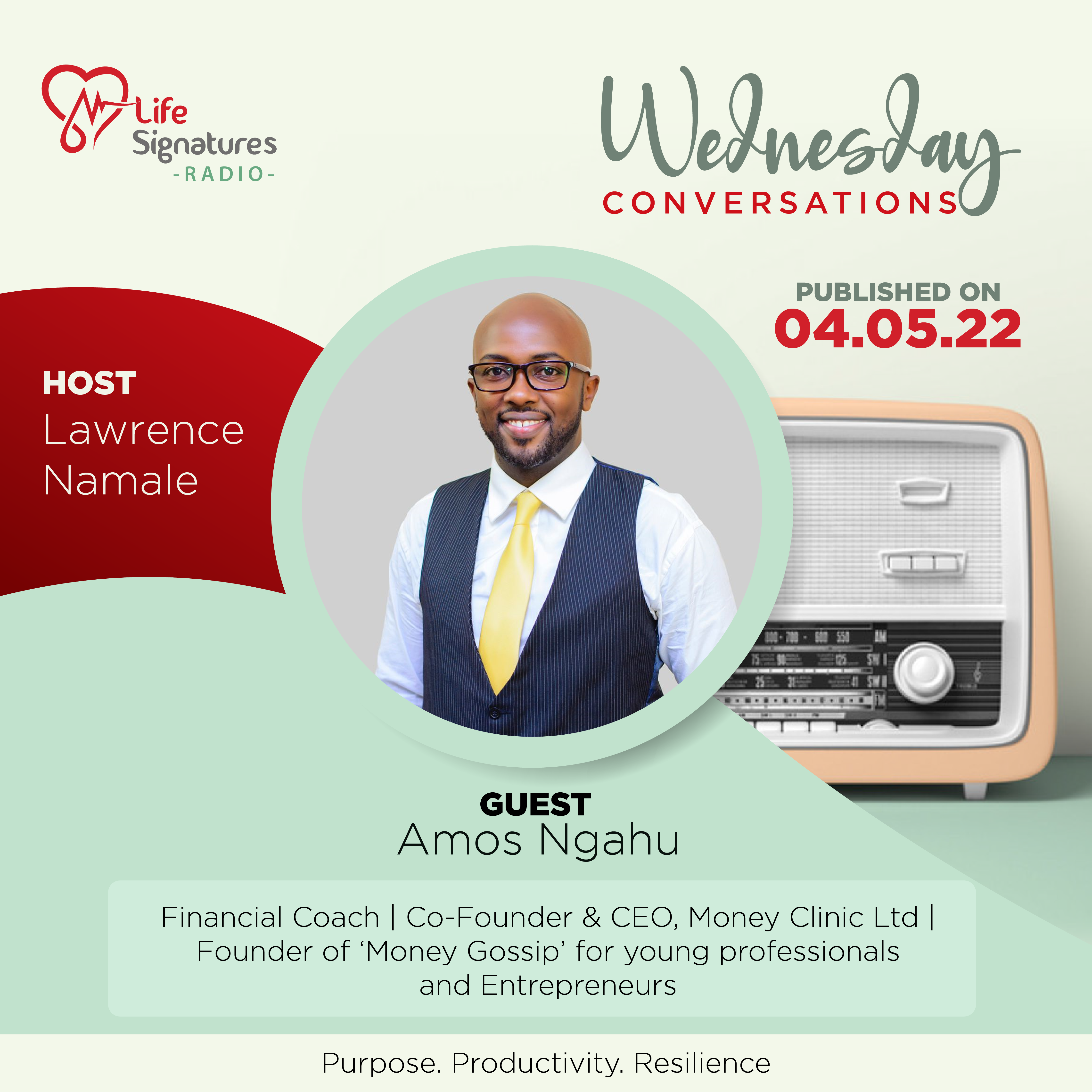 🎉 New #Podcast! 1055. Amos Ngahu. Building A Character Worthy Of Having Money