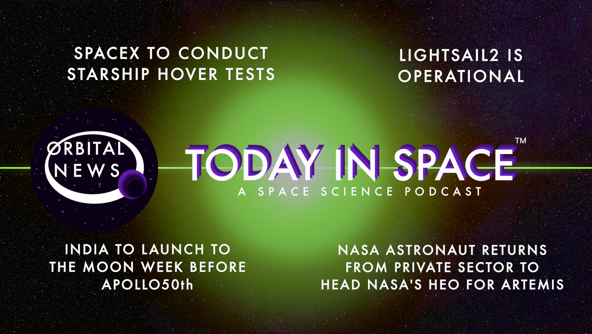 Apollo50th coming up, SpaceX Starship Hover test, and former NASA Astronaut to lead human ops for Artemis | TIS 156