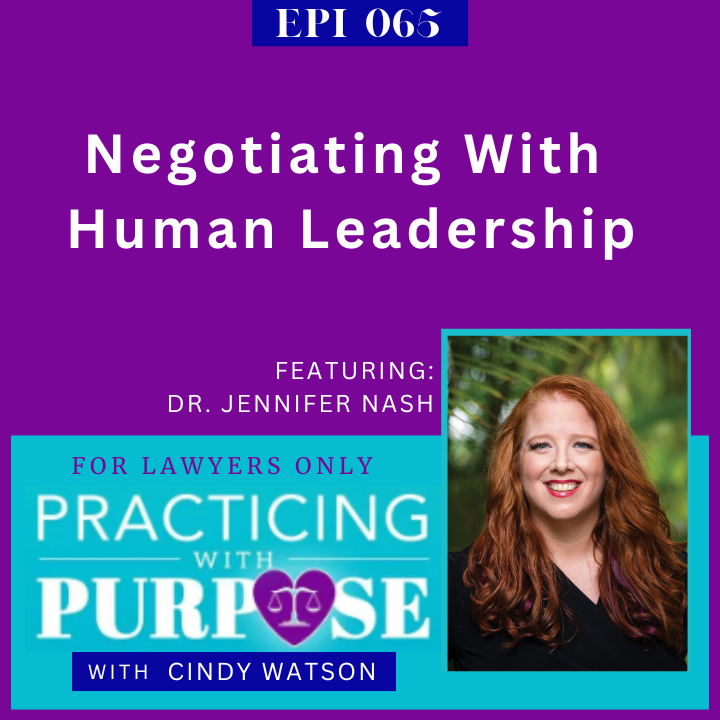 Practicing with Purpose: For Lawyers Only