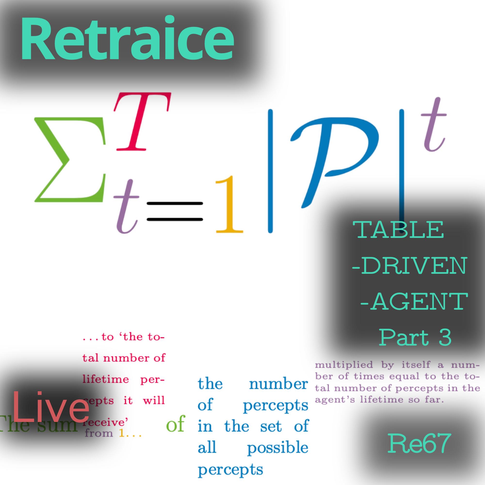 Re67: TABLE-DRIVEN-AGENT Part 3 (AIMA4e p. 48)