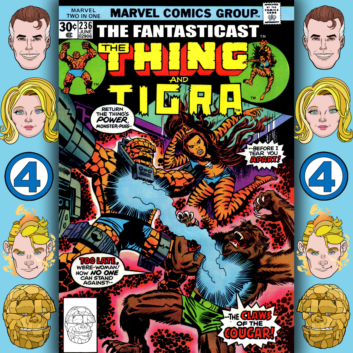 Episode 236: Marvel Two-in-One #19 - The Claws Of The Cougar