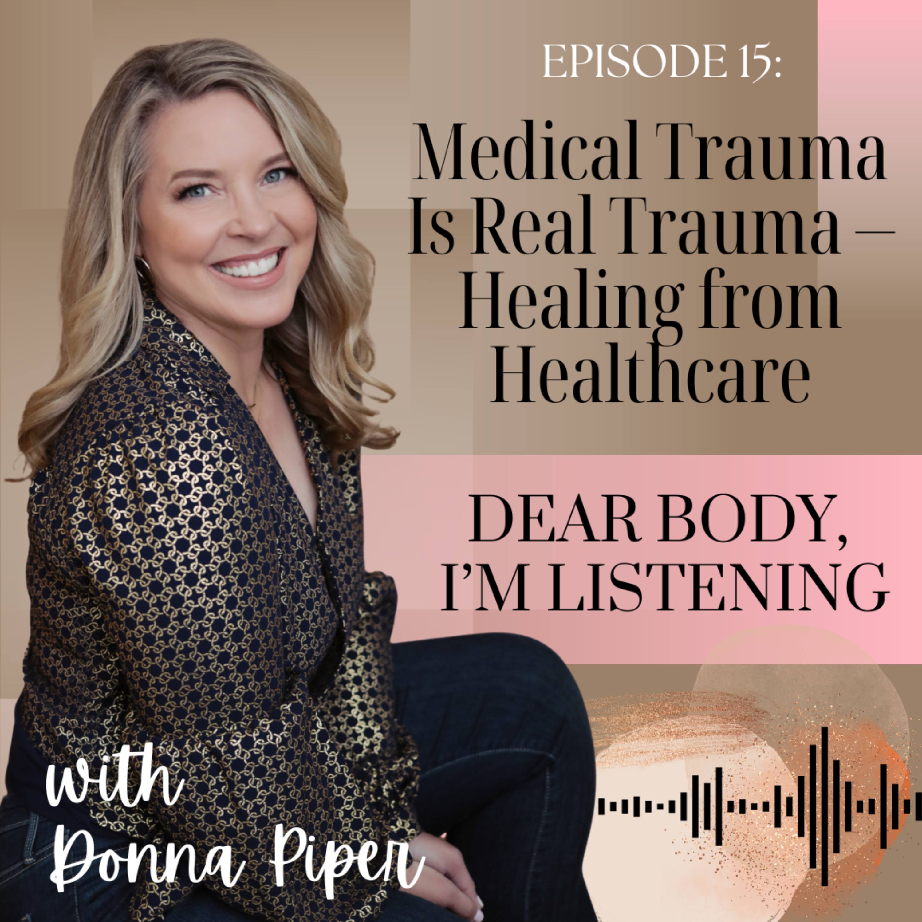 Dear body, I\'m listening