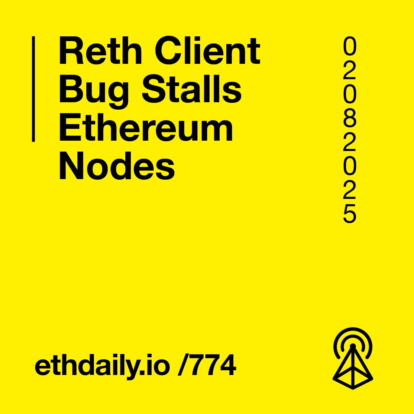 Reth Client Bug Stalls Ethereum Nodes