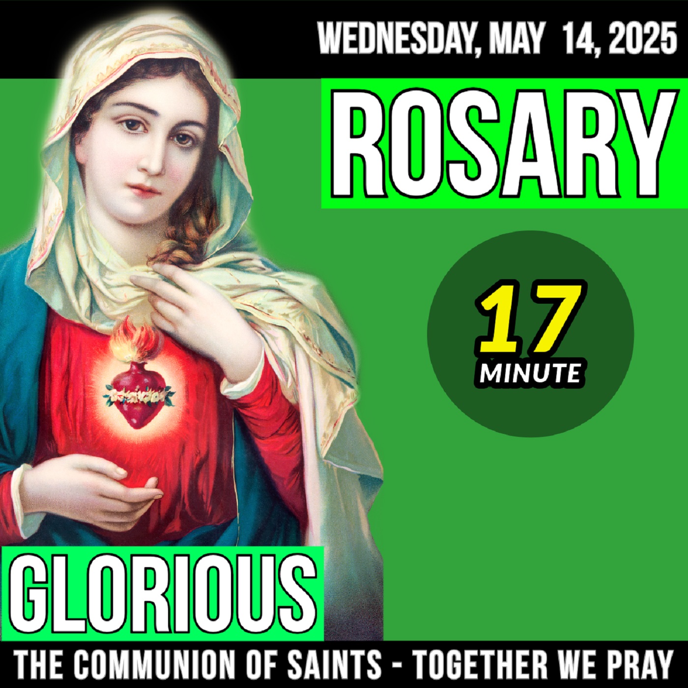 LISTEN - ROSARY WEDNESDAY - Theme: HEARTS ABLAZE