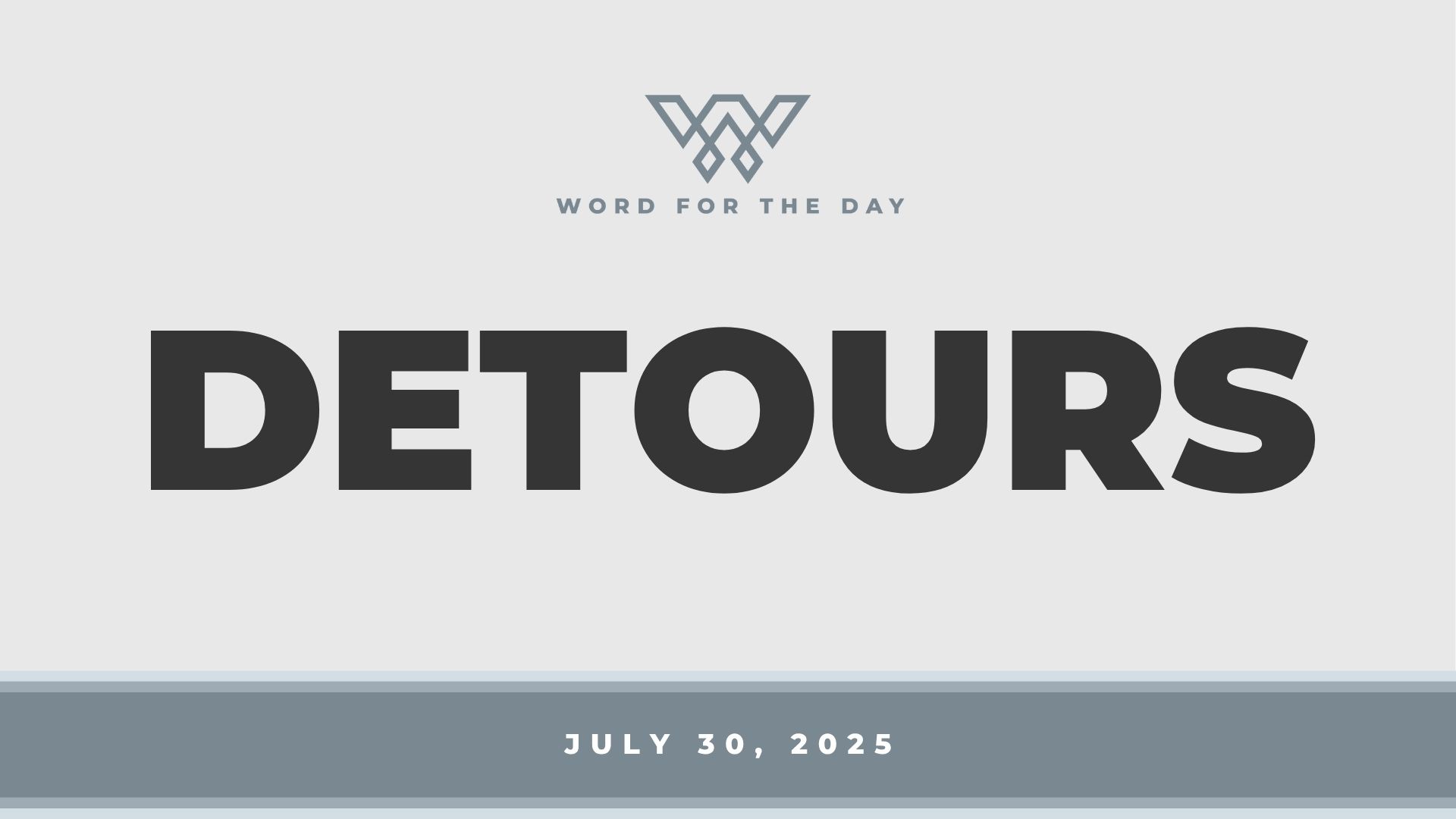 Detours