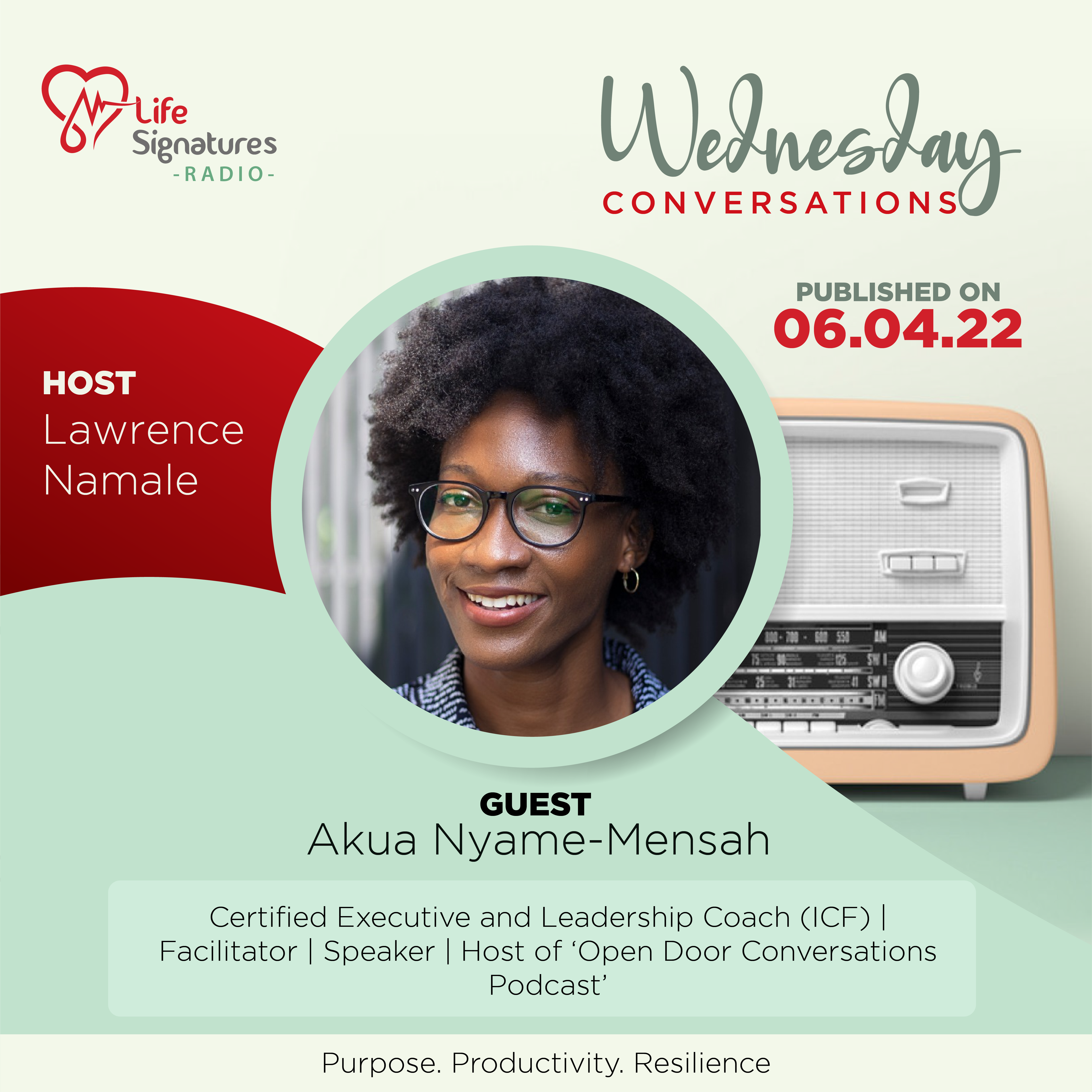🎉 New #Podcast! 1027. Akua Nyame Mensah. Coaching Insights on Leadership, Mindset Change and Productivity