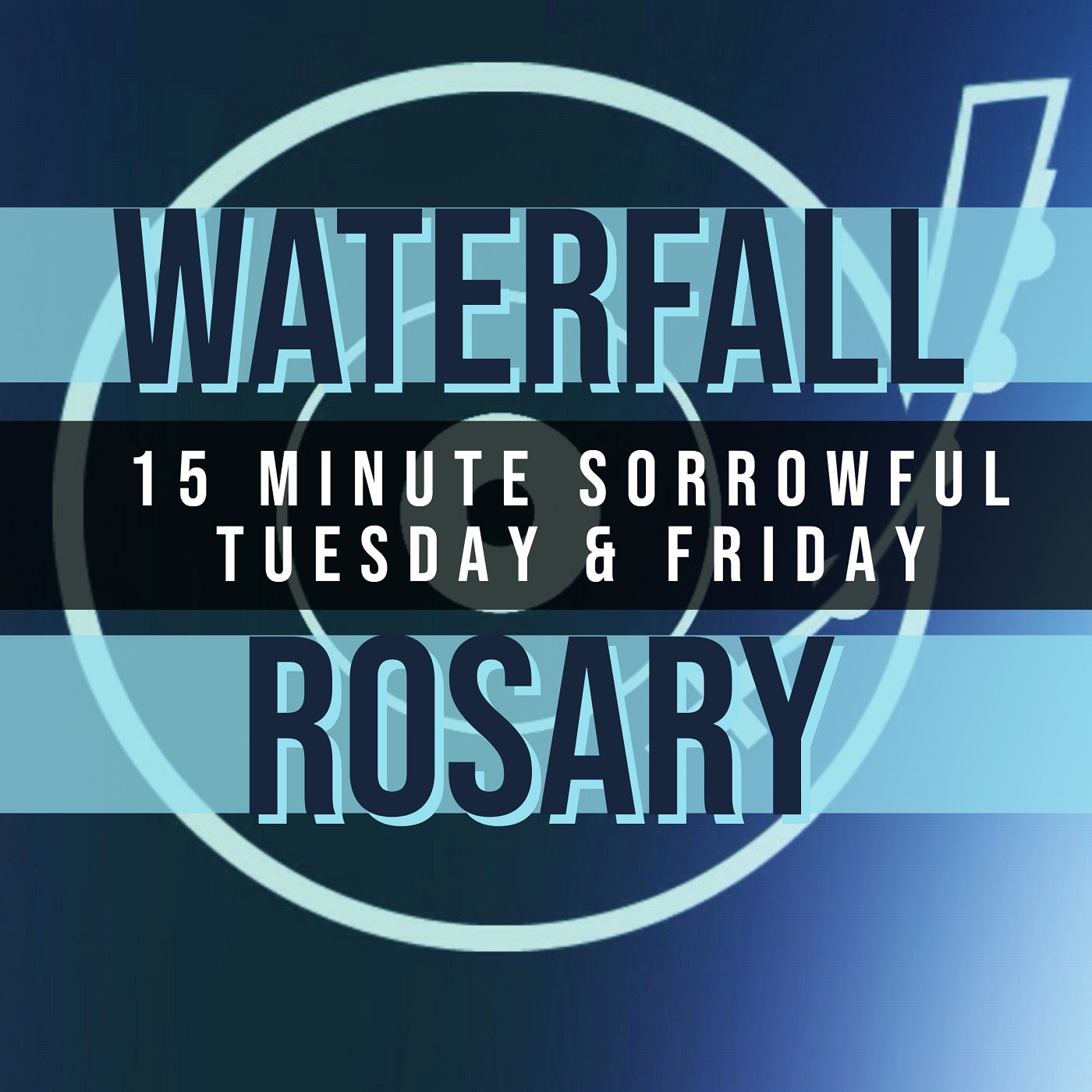 15 Minute Rosary - 2 - Sorrowful - Tuesday & Friday - WATERFALL