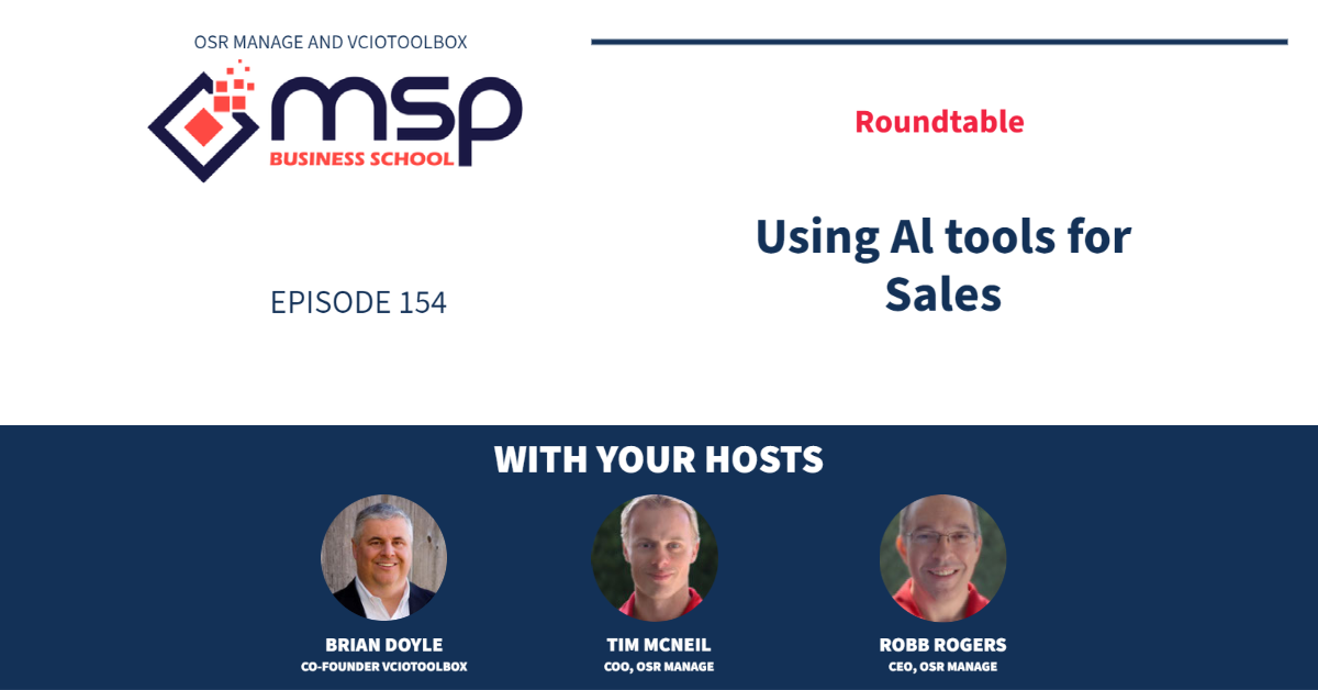 cover of episode Roundtable - Using AI tools for Sales
