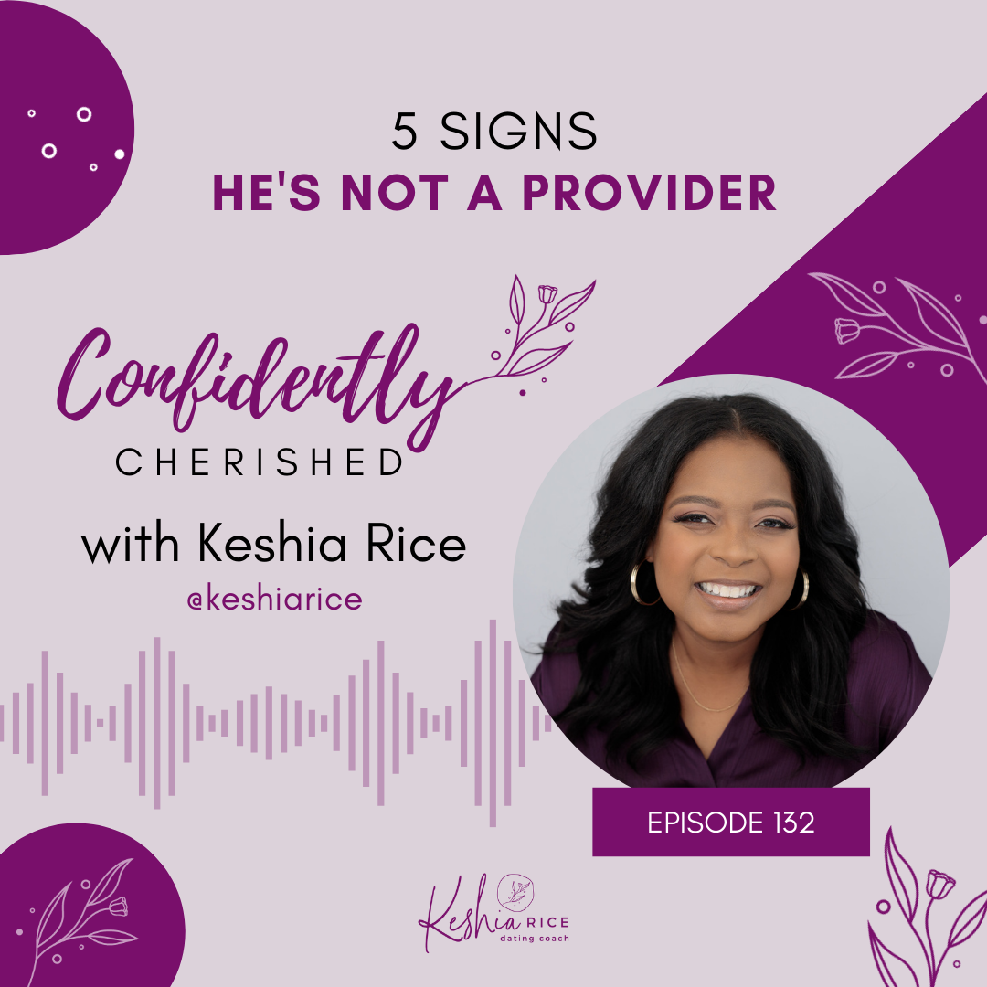 Confidently Cherished Episode 132: 5 Signs He’s Not a Provider