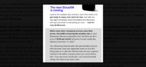 Blogcast: Don’t Do What Sirius XM Did