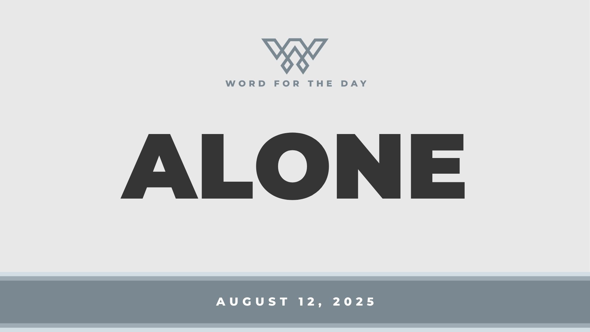 ALONE