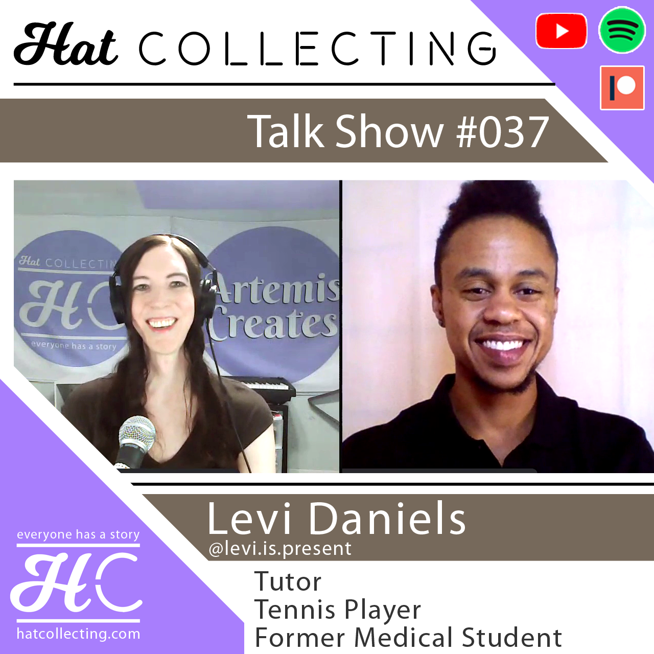 #037 Levi Daniels (Tutor, Former Tennis Player, Aspiring Med School Student)