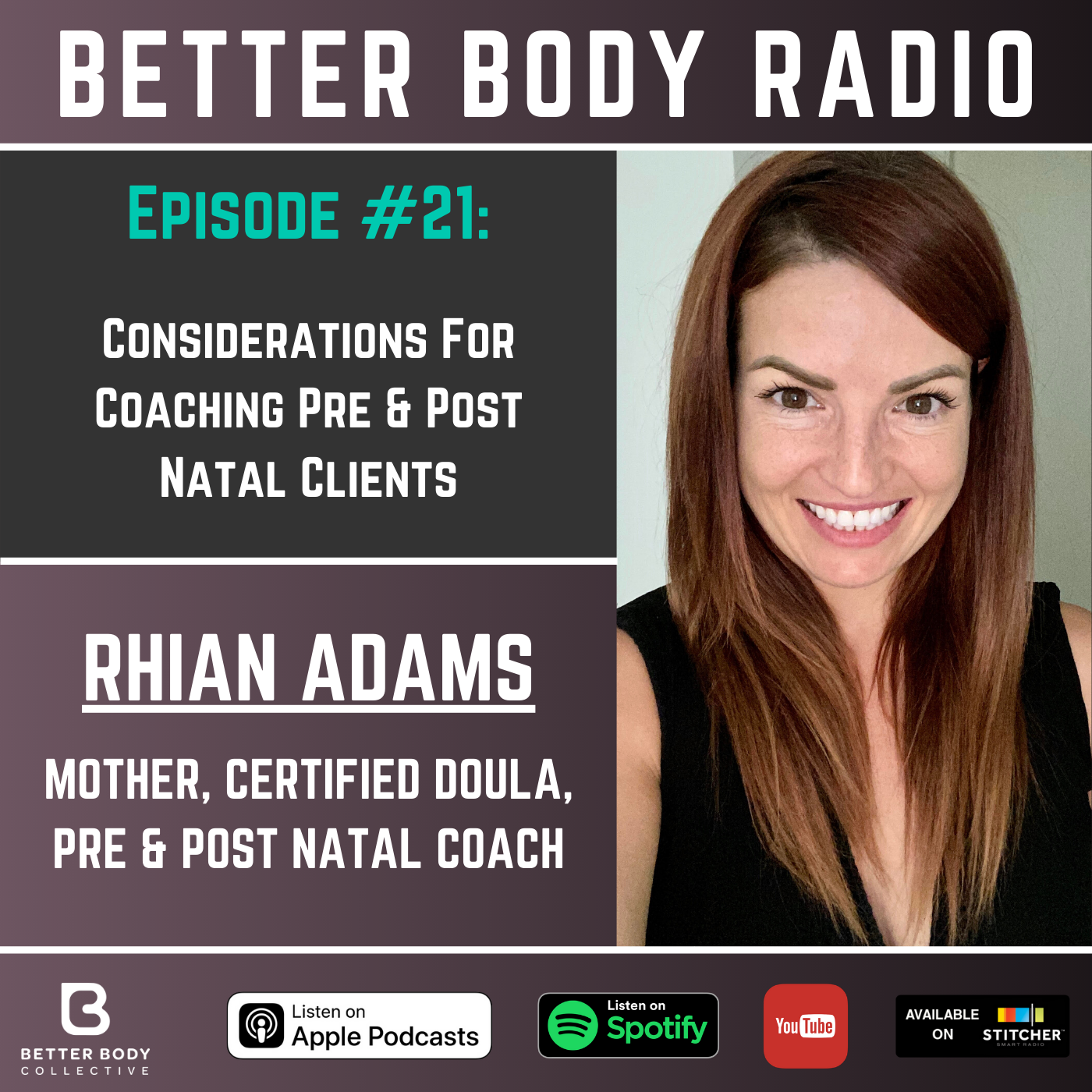 Episode #21 with Rhian Adams - Considerations For Coaching Pre & Post Natal Clients