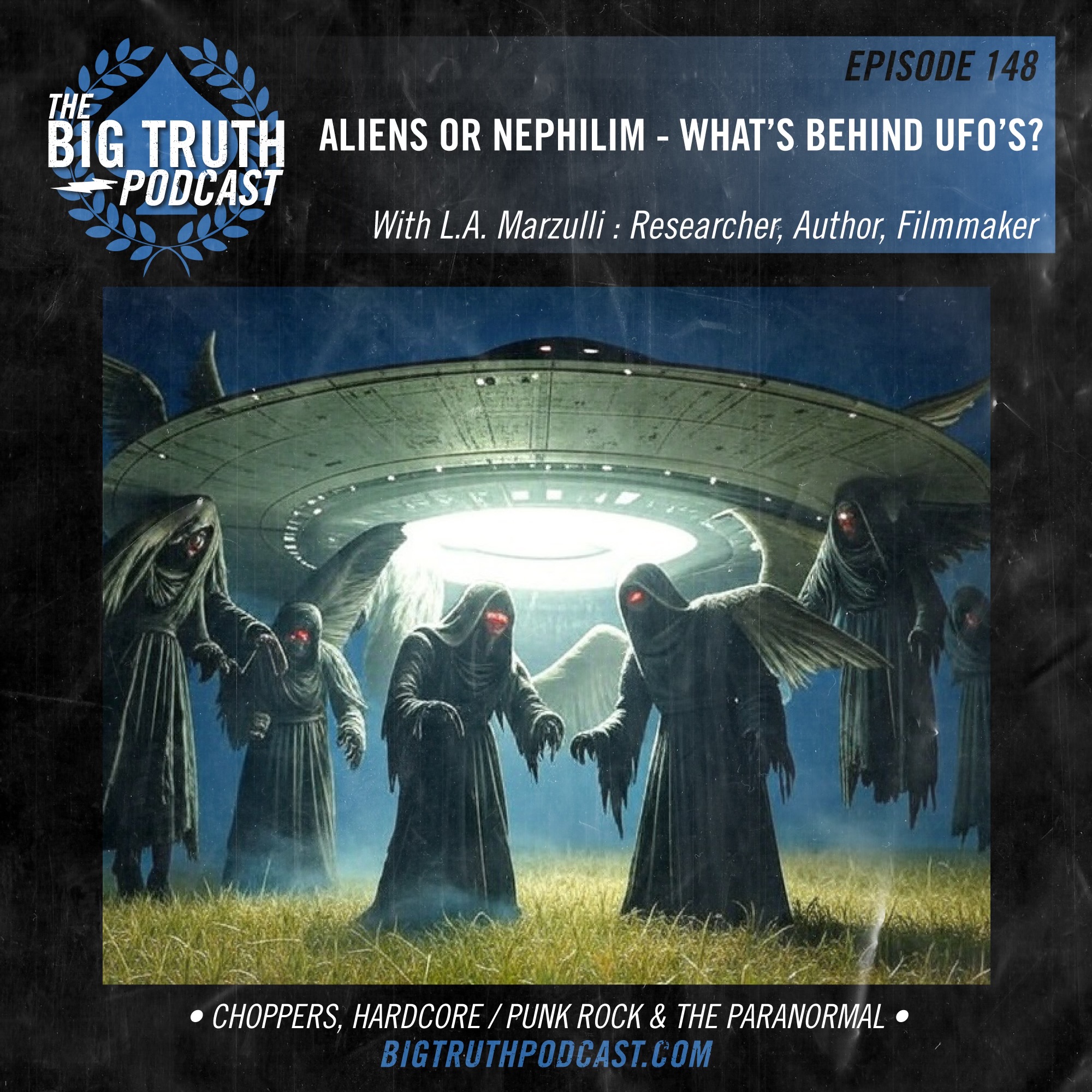 #148 – Alien or Nephilim - What's really going on with UFO's? With L.A. Marzulli: Researcher, Author, Filmmaker