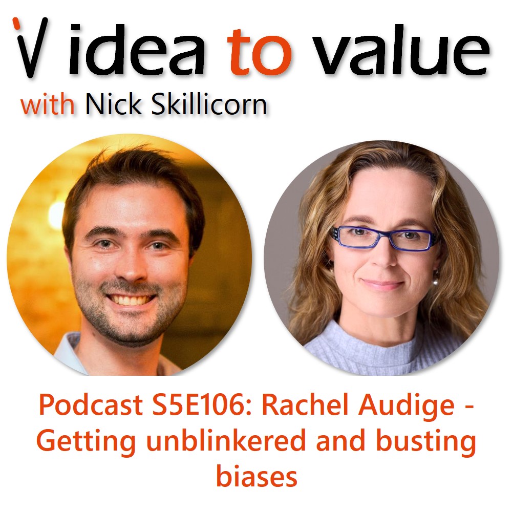 Podcast S5E106 Rachel Audige - Getting unblinkered and busting biases