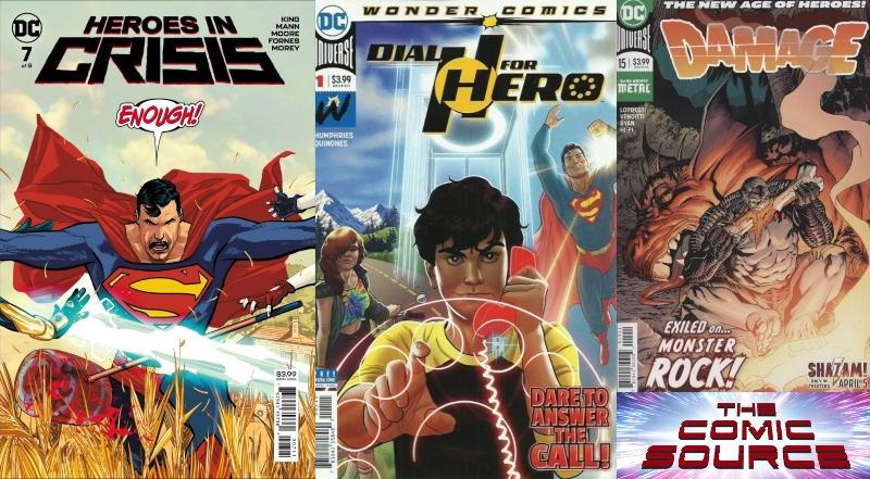Damage #15, Heroes in Crisis #7 & Dial H for Hero #1 | Flashback Friday