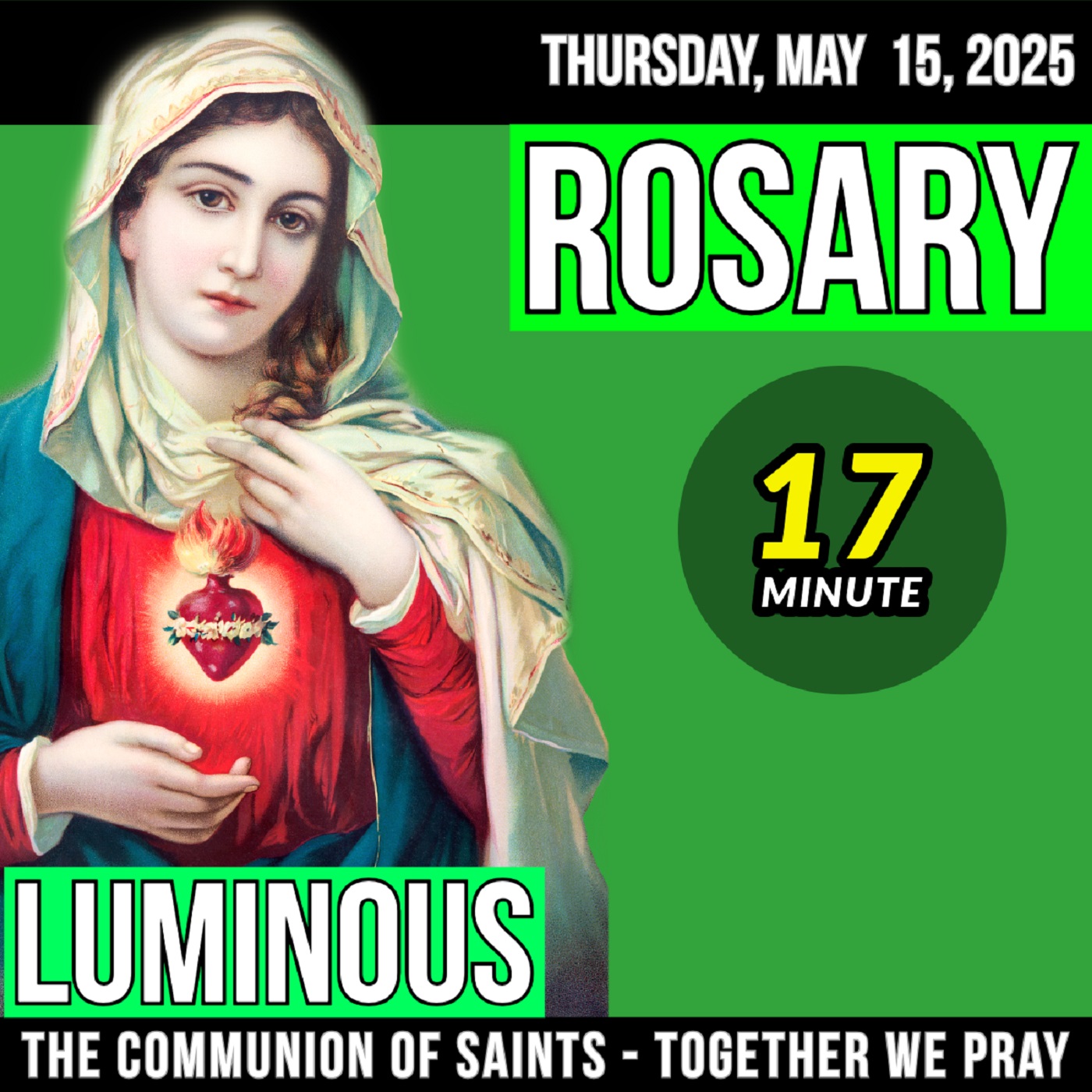 LISTEN - ROSARY THURSDAY - Theme: HEARTS ABLAZE