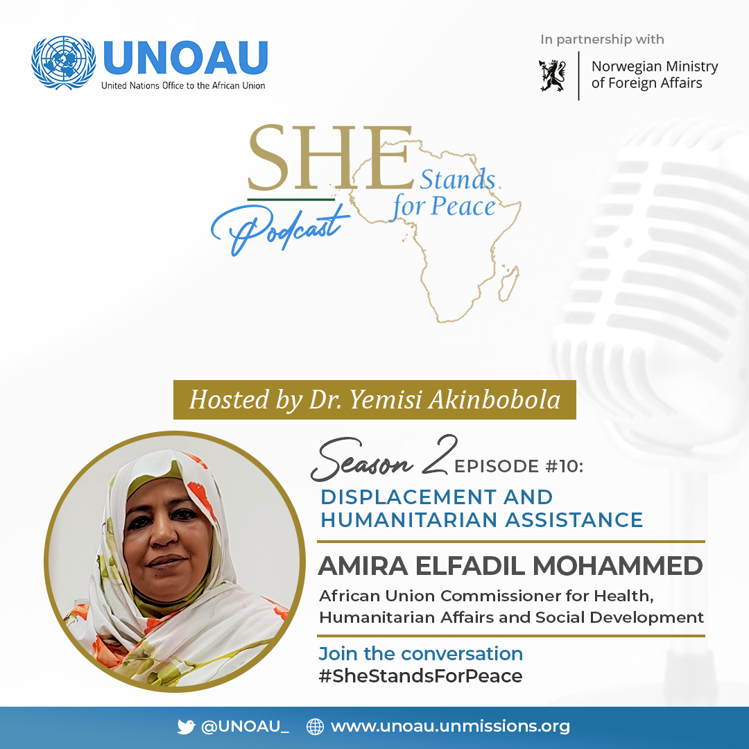 Episode Fourteen: Displacement and Humanitarian Assistance with Commissioner Amira El Fadil