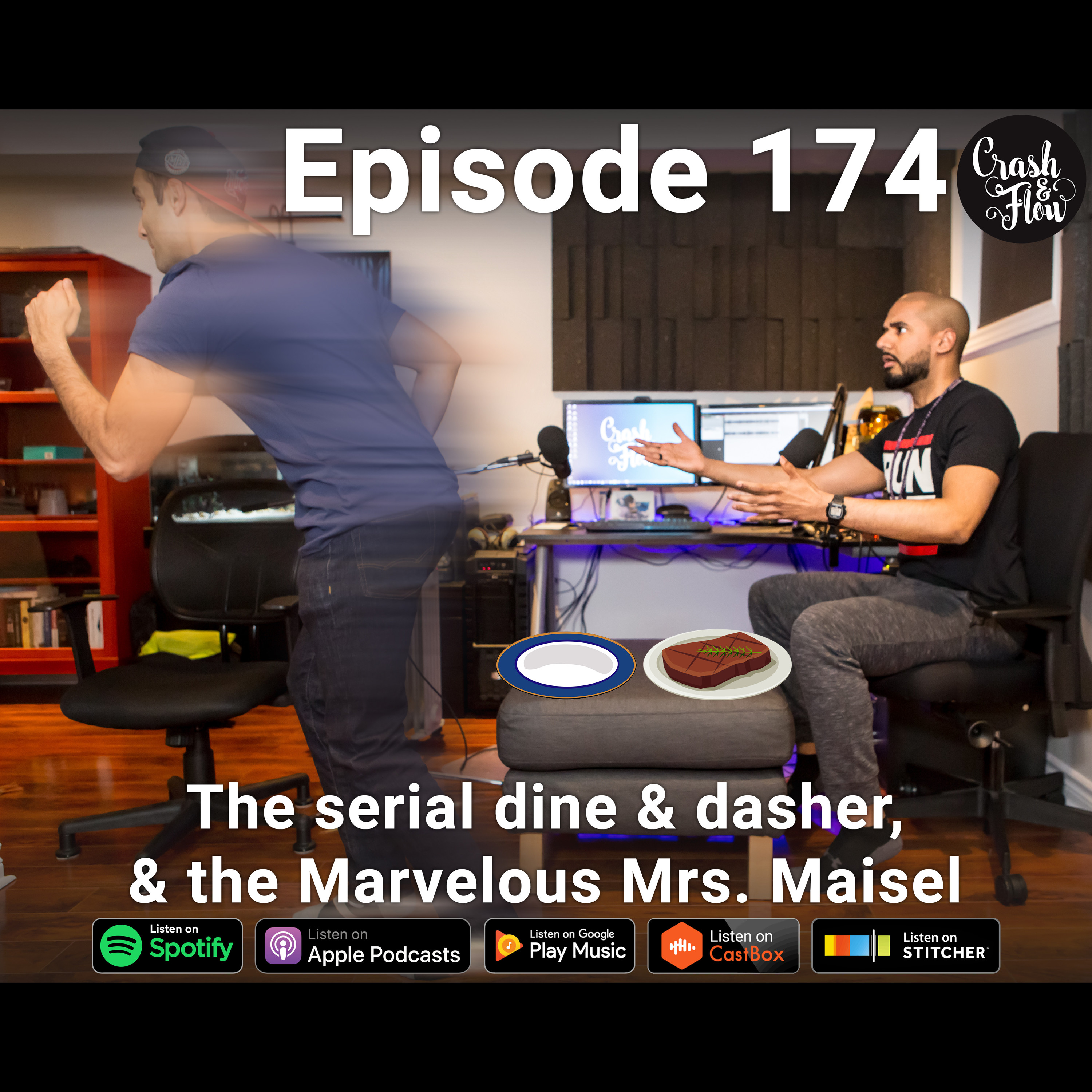 Episode 174 - The serial dine & dasher, & the Marvelous Mrs. Maisel