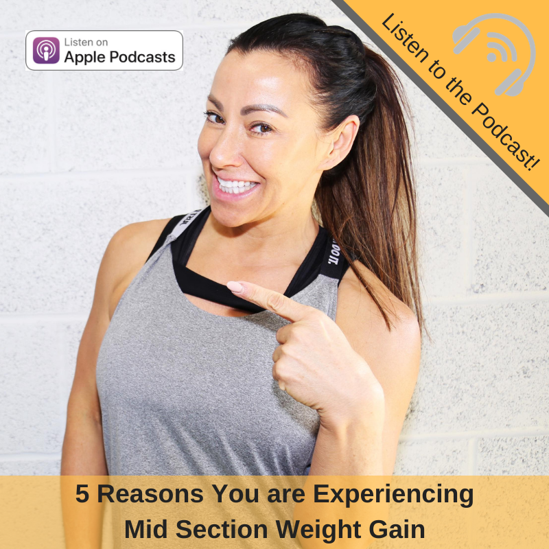 5 Reasons You Are Experiencing Midsection Weight Gain During Menopause with Rachel Holmes
