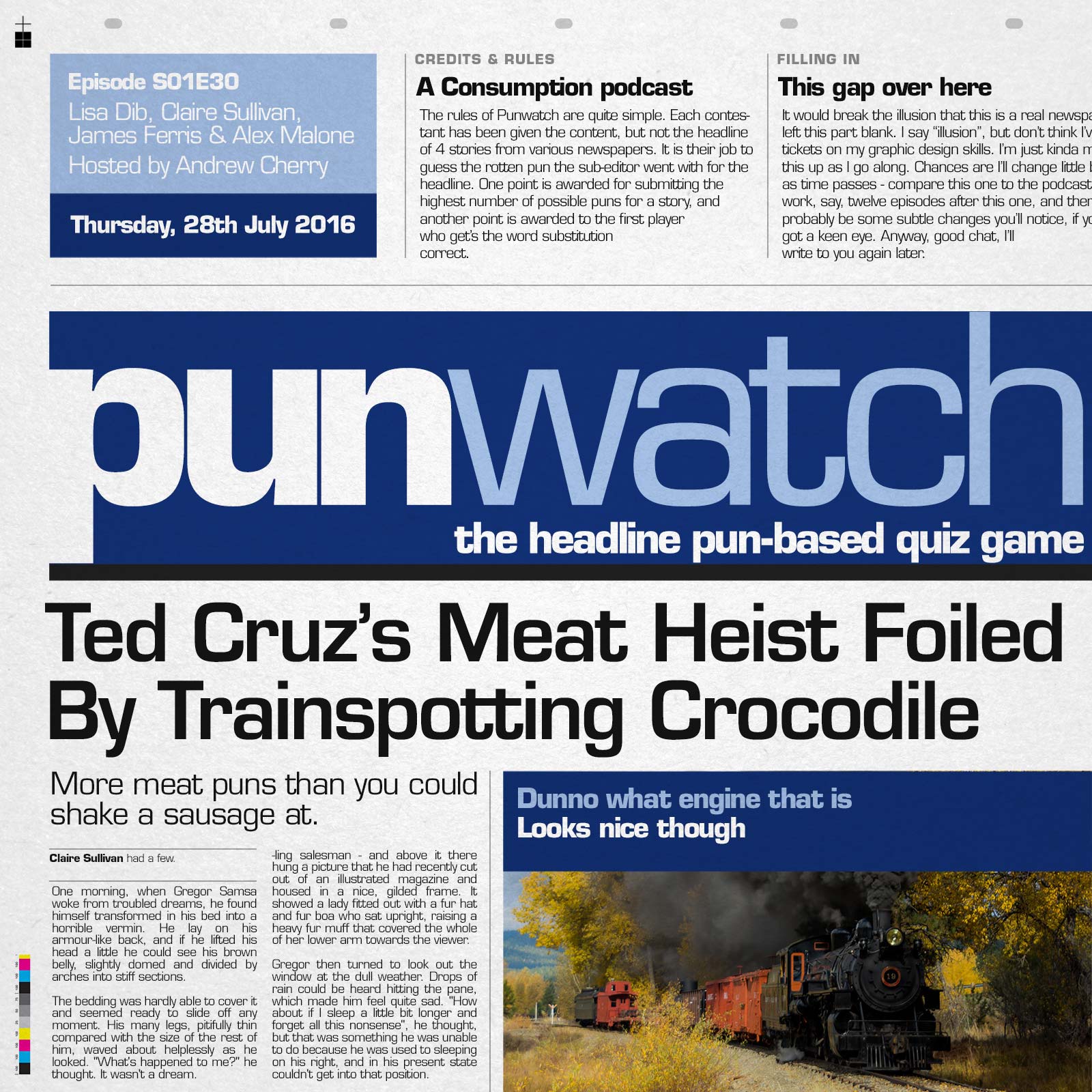 Pun Watch: The News Pun Quiz Game