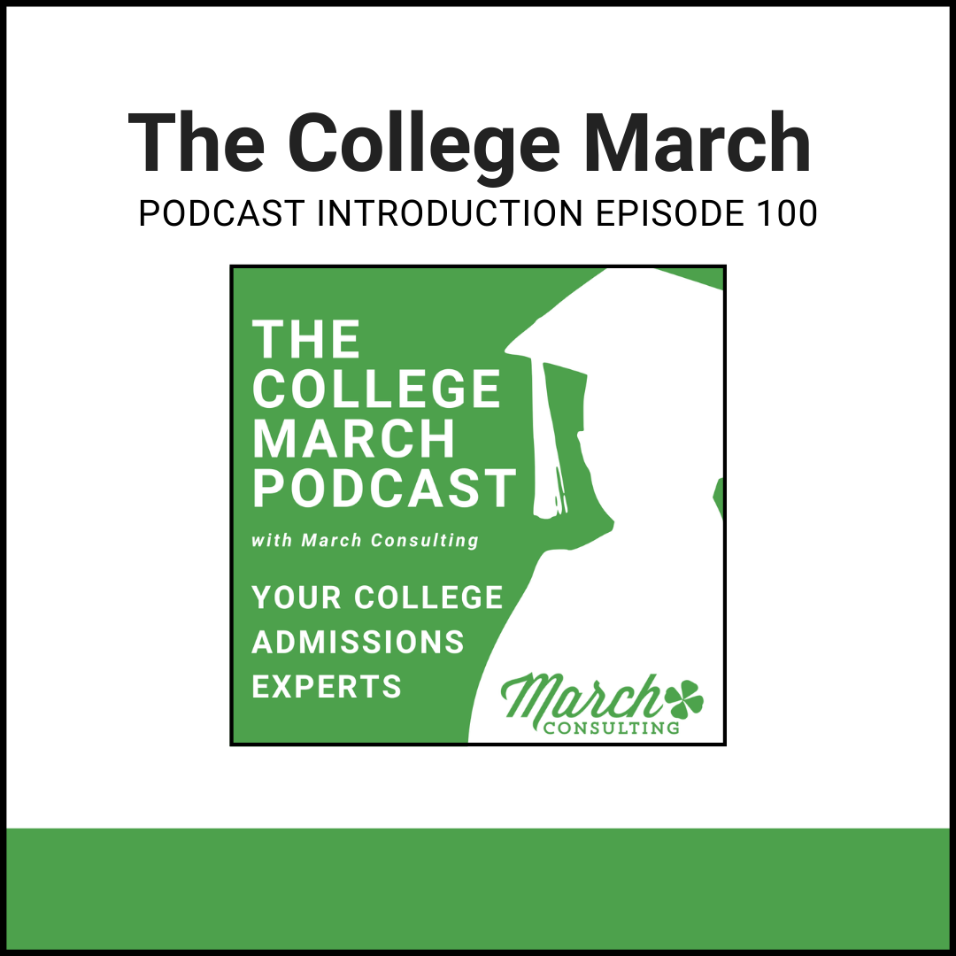 The College March Podcast Relaunch