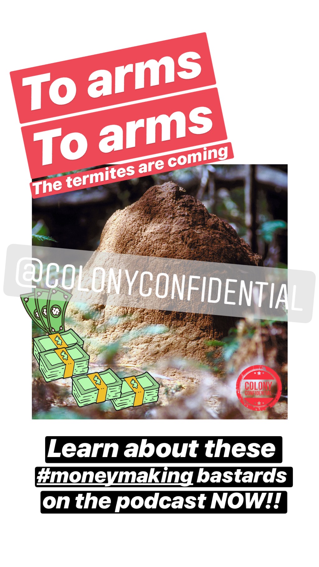 To Arms to Arms!! the Termites are Coming