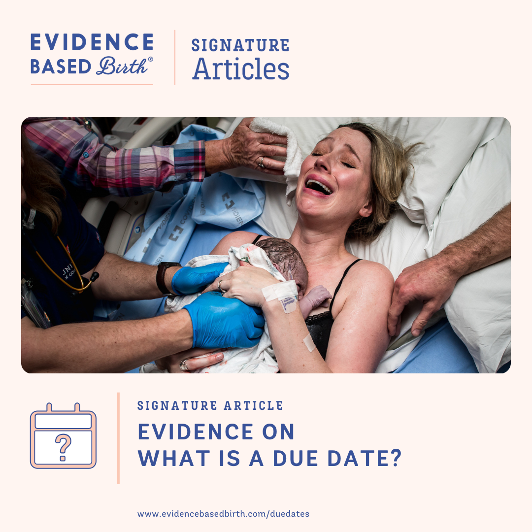 EBB 384 - Evidence on "What is a Due Date?"