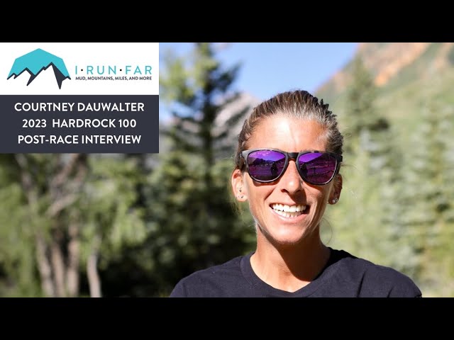 Courtney Dauwalter, 2023 Hardrock 100 Champion, Interview
