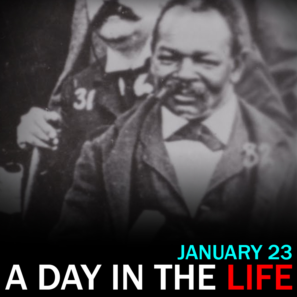 Death of George W. Johnson: "A Day in the Life" for January 23