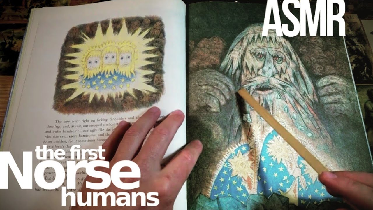 (Norse myth) creation & the first humans | ASMR