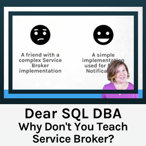 Dear SQL DBA