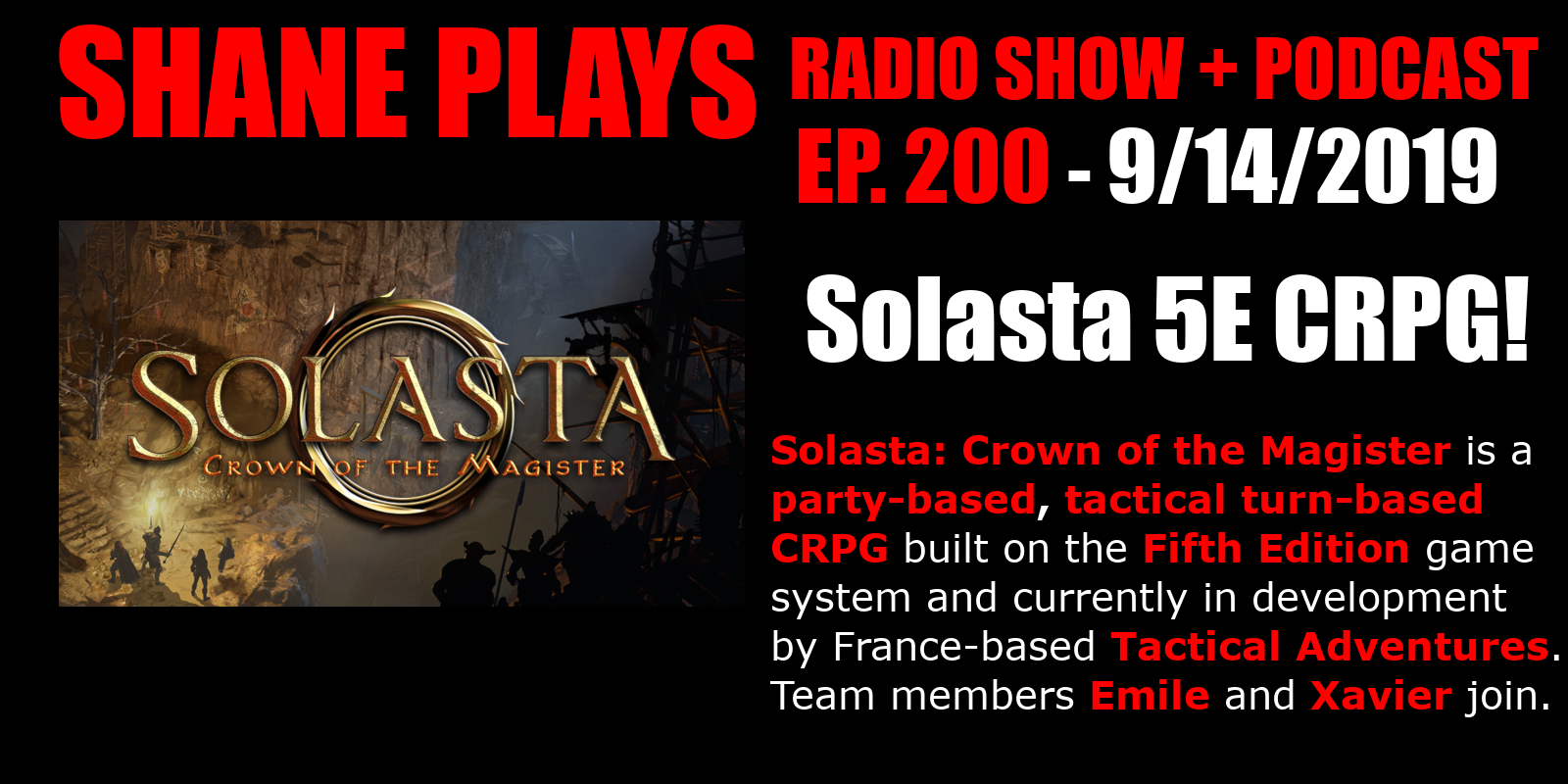 Solasta 5E CRPG! - Episode 200 - 9/14/2019
