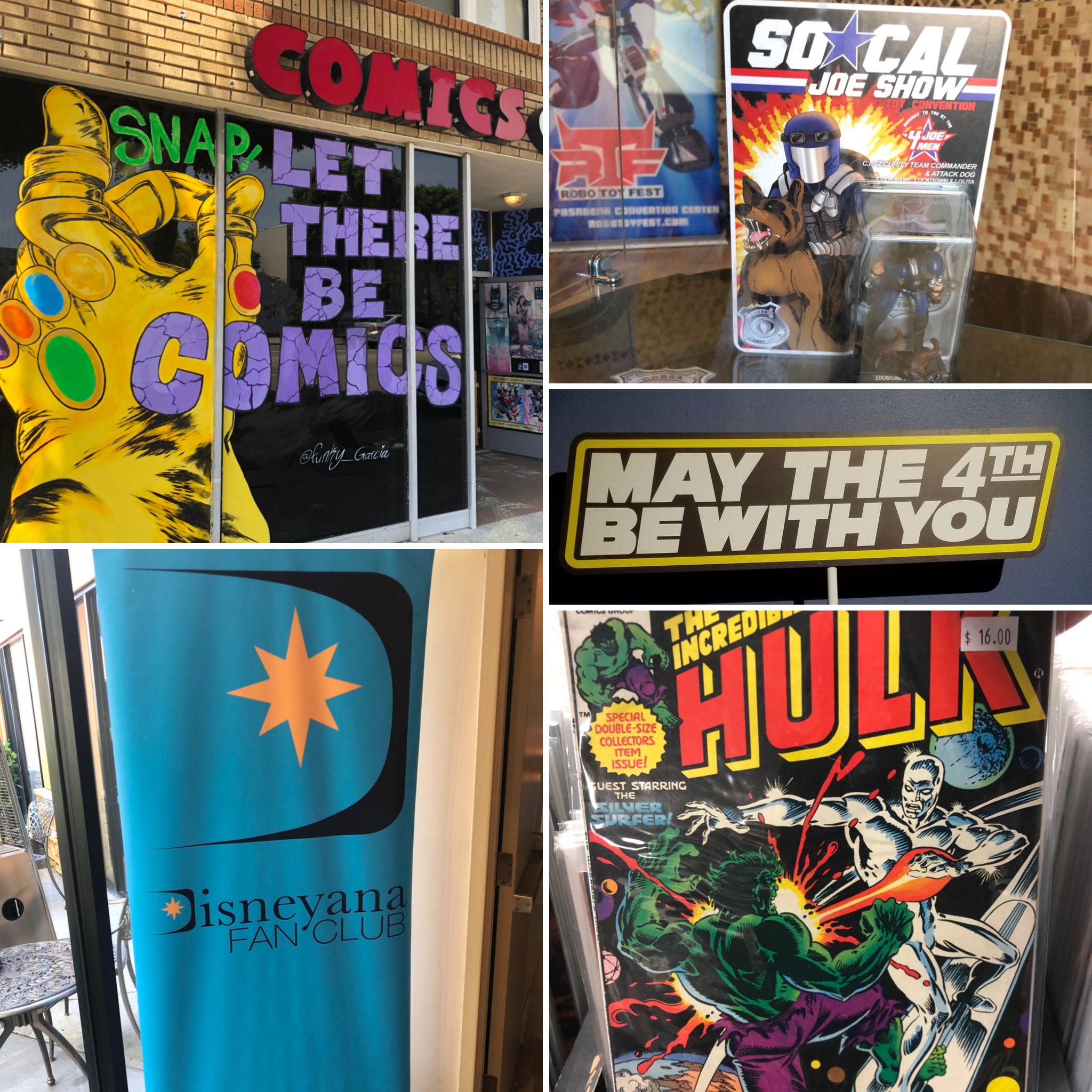 Episode 395 - 2019 Free Comic Book Day Crawl, So Cal Joe Show, May the 4th, & Disneyana