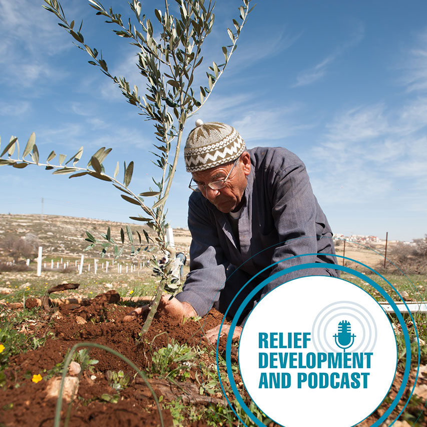 Relief, development and podcast