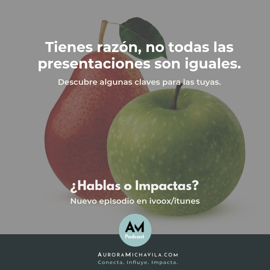 ¿Hablas o impactas?